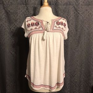Hollister top with mirrored embellishments